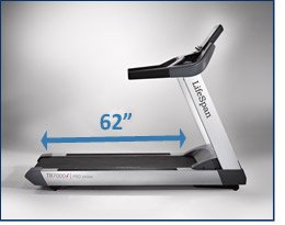 Lifespan Tr7000i Treadmill Side